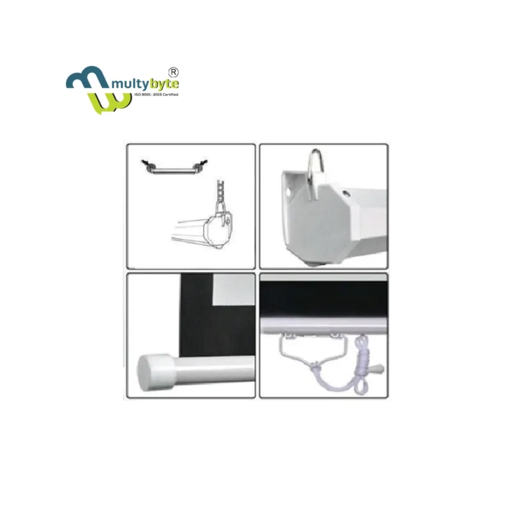 Multybyte Anti-Creased Self-Lock Projection Screen 8x10 (Ft.) view 2